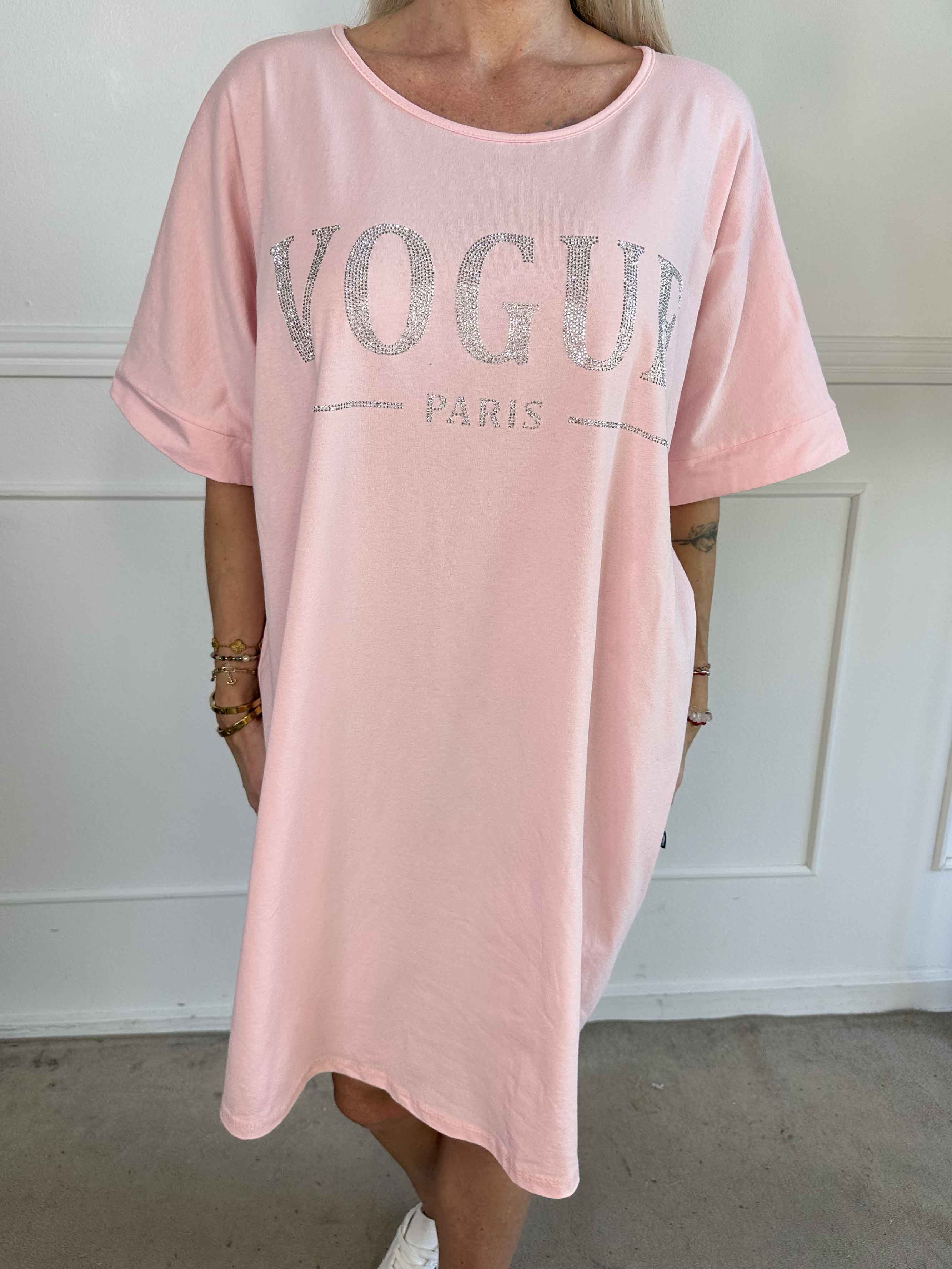 Mintu Dress - T-shirtkjole i bomuld med similisten